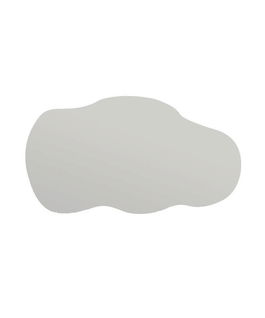 Oglinda decorativa, Siam, Baby, 40x72x2.2 cm, MDF , Negru