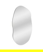 Oglinda decorativa, Siam, Lossa, 52x89x2.2 cm, MDF , Negru