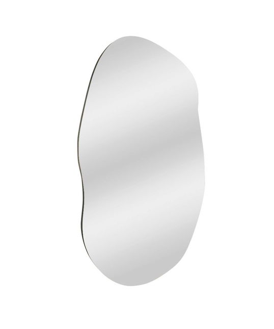 Oglinda decorativa, Siam, Lossa, 52x89x2.2 cm, MDF , Negru