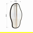 Oglinda decorativa, Siam, Couldy, 45x85x2.2 cm, MDF , Transparent