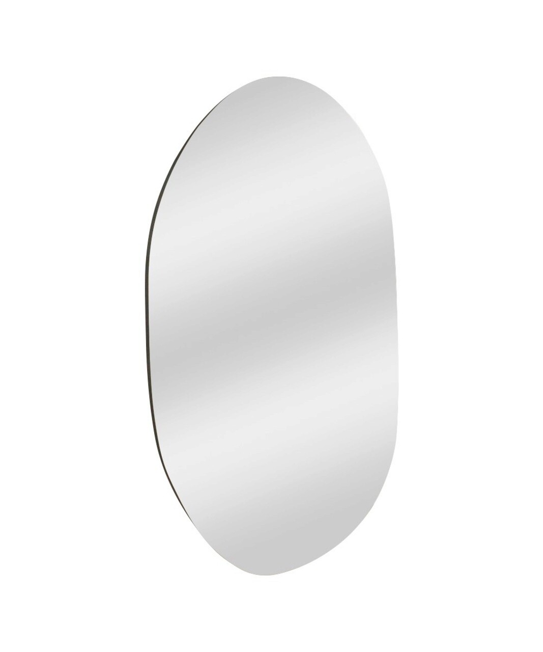 Oglinda decorativa, Siam, Vanomi, 52x89x2.2 cm, MDF , Negru