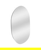 Oglinda decorativa, Siam, Vanomi, 52x89x2.2 cm, MDF , Negru
