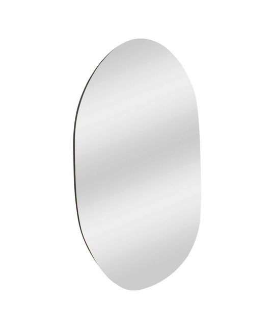 Oglinda decorativa, Siam, Vanomi, 52x89x2.2 cm, MDF , Negru