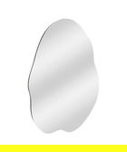 Oglinda decorativa, Siam, Ohho, 60x85x2.2 cm, MDF , Negru