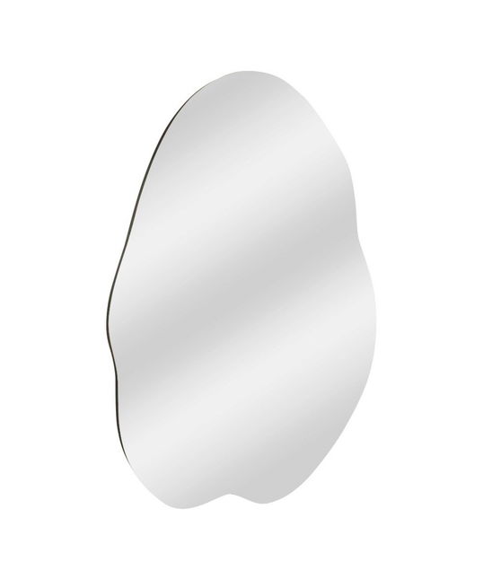Oglinda decorativa, Siam, Ohho, 60x85x2.2 cm, MDF , Negru