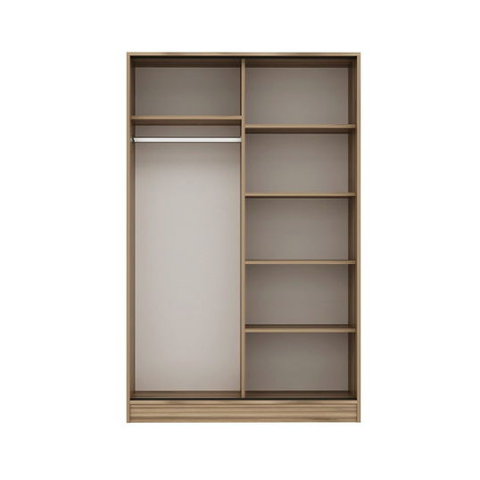 Dulap pentru haine, Minerva, Kale Oak, 120x190x52 cm, PAL, Stejar
