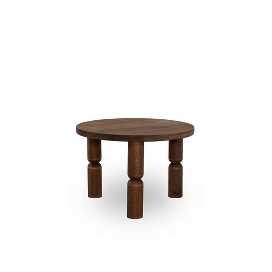 Masuta de cafea, Neostill, Ida 60, 60x40x60 cm, Lemn masiv, Maro