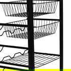 Masa de bar, Puqa Design, Laney, 32x90x86 cm, PAL, Pin Atlantic / Negru