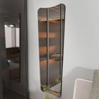 Oglinda decorativa, Siam, Vitros, 55x150x2.2 cm, MDF , Negru