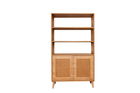 Corp biblioteca, Wolina, Jüt Bookshelf, 40x90x110 cm, Lemn de carpen, Stejar