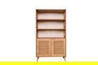 Corp biblioteca, Wolina, Hazeran Bookshelf, 40x90x110 cm, Lemn de carpen, Stejar