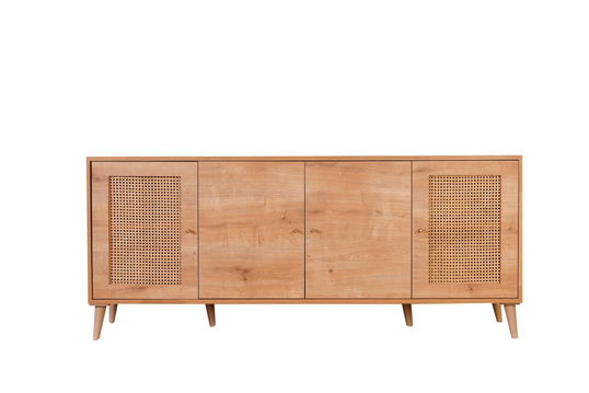Consola, Wolina, Hazeran, 180x81x41 cm, PAL, Stejar