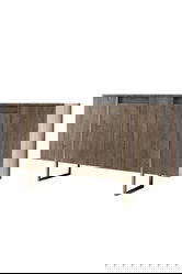 Consola, Bexley, Luxe, 160x35x80 cm, PAL, Nuc / Aur