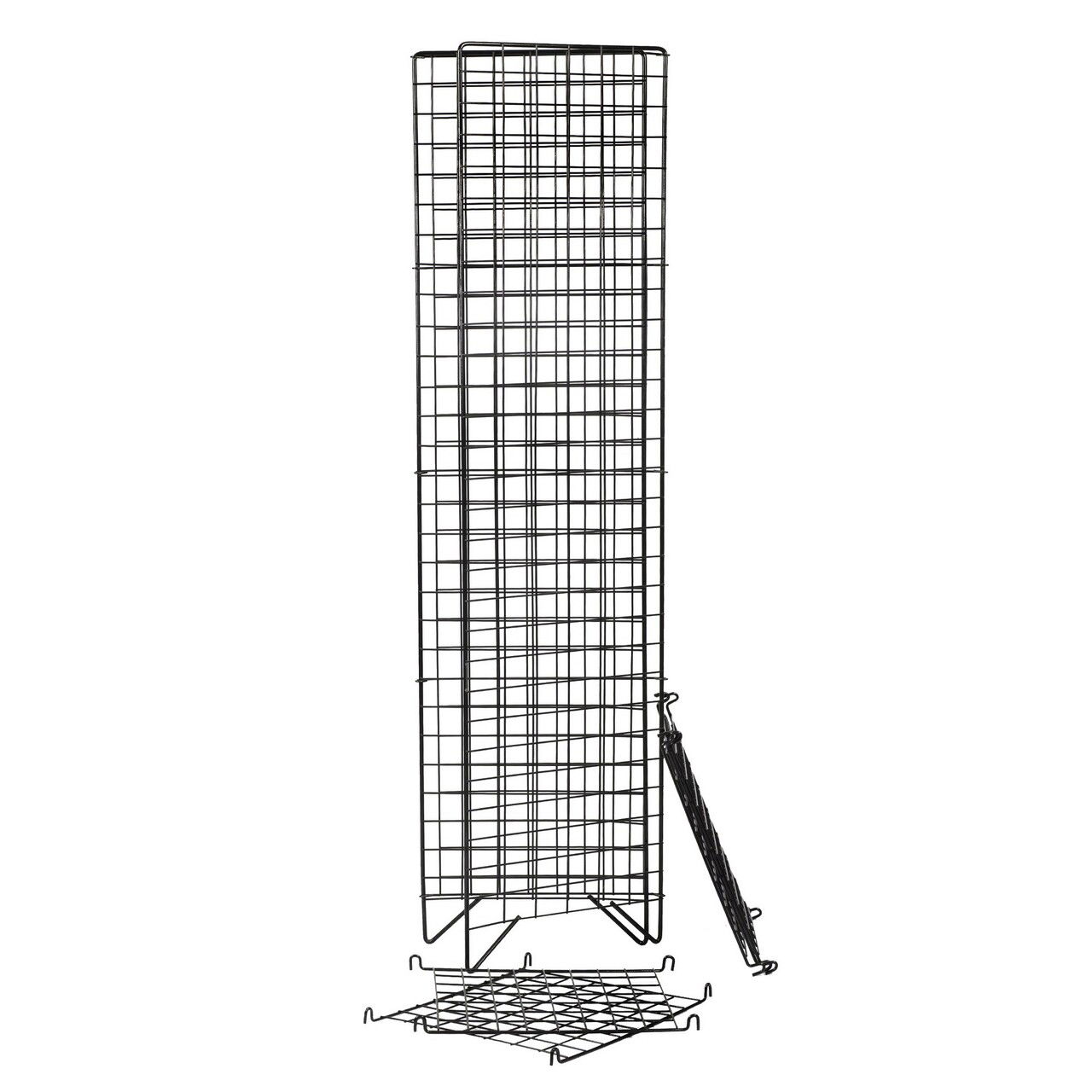 Corp biblioteca, Puqa Design, Elvis, 137.5x37x35 cm, Metal, Negru