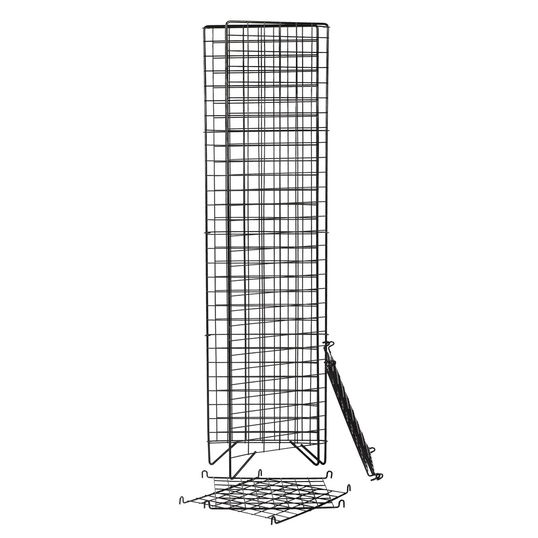 Corp biblioteca, Puqa Design, Elvis, 137.5x37x35 cm, Metal, Negru