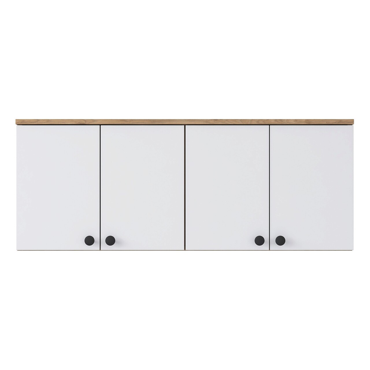 Dulap multifunctional, Rani, BA120, 120x46.8x42.5 cm, PAL, Nuc/Alb