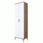 Cuier de perete, Rani, EA116 -2746, 60x198.6x37.5 cm, PAL, Nuc/Alb