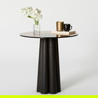 Masuta de cafea, Neostill, Thales, 50x50x50 cm, Sticla temperata, Negru/Bronz