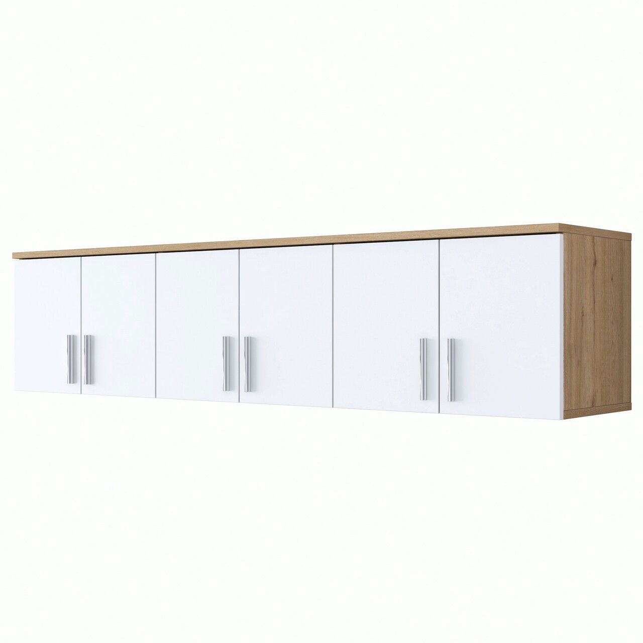 Raft de perete, Rani, EA114, 180x41.4x37.5 cm, PAL, Nuc/Alb