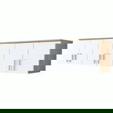 Raft de perete, Rani, EA114, 180x41.4x37.5 cm, PAL, Nuc/Alb