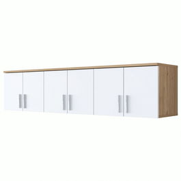 Raft de perete, Rani, EA114, 180x41.4x37.5 cm, PAL, Nuc/Alb