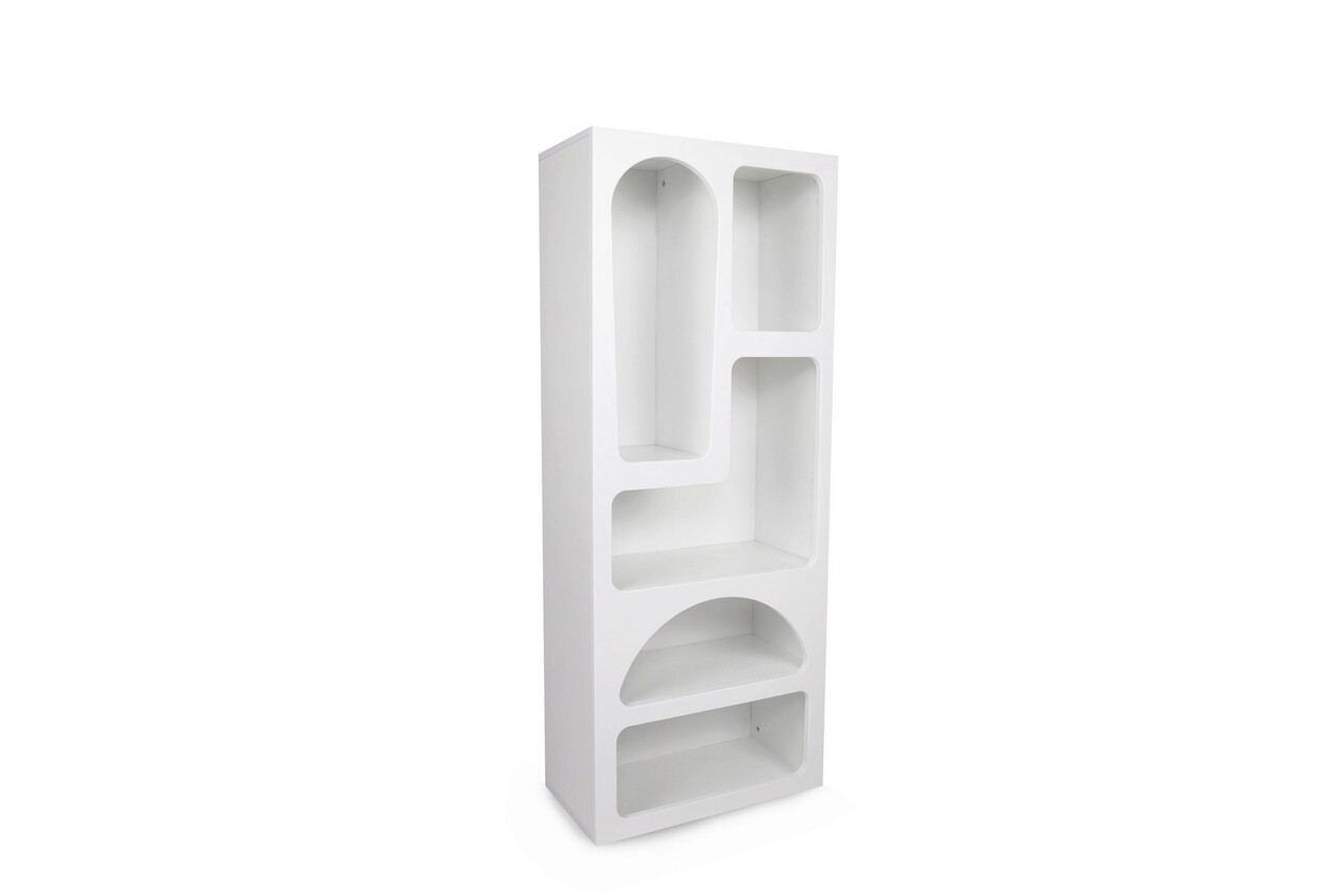 Corp biblioteca, Glenevis, Venüs, 60x150x32 cm, PAL, Alb