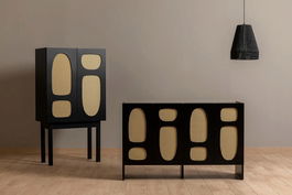 Consola, Howard, Simona 135, 75x135x40 cm, PAL, Negru