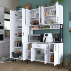 Dulap multifunctional, Rani, JE133, 180x198.6x40 cm, PAL, Alb