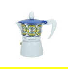 Cafetiera, Citrus Blue Moka, Brandani, capacitate 1 ceasca, 12x7x13 cm, aluminiu