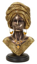 Figurina /sculptura decorativa Nairobi, Mauro Ferretti, 21x16x38 cm, polirasina, multicolor