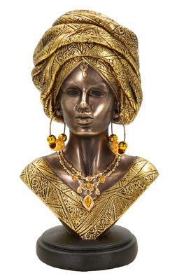 Figurina /sculptura decorativa Nairobi, Mauro Ferretti, 15x12x28 cm, polirasina, multicolor