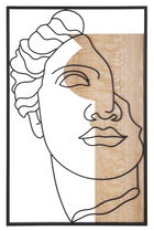 Decoratiune de perete David -A, Mauro Ferretti, 50x80 cm, MDF, multicolor