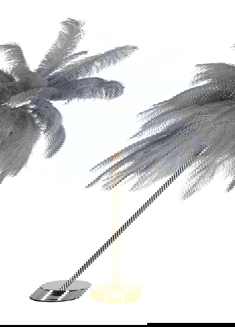 Lampa de masa Palm, Mauro Ferretti, 2 x E14, 40W, 40x55 cm, fier, auriu/gri