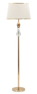 Lampadar Bratislava, Mauro Ferretti, 1 x E27, 40W, 45x165 cm, fier/sticla, auriu
