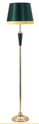 Lampadar Gron, Mauro Ferretti, 1 x E27, 40W, 40x170 cm, fier/textil, auriu/verde