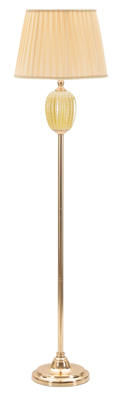 Lampadar Lot, Mauro Ferretti, 1 x E27, 40W, 40x160 cm, fier/ceramica, auriu/crem