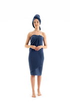 Set prosoape, DC Home, Muslin, Bumbac, Albastru navy