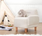 Fotoliu pentru copii, Fluffe, 209FLF1427, Blana artificiala, Alb