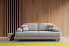 Canapea extensibila cu 3 locuri, Artie, 560ARE4168, Cadru: LEMN/PAL, Crem / Albastru