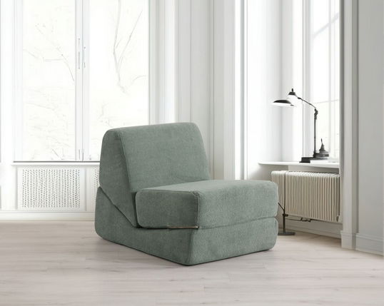 Canapea extensibilă cu 1 loc, Artie, 560ARE4172, Cadru: FĂRĂ CADRU, Verde