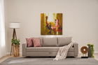 Canapea extensibila cu 3 locuri, Balcab Home, 825BLC5248, Cadru: LEMN/MDF/PLA, Bej