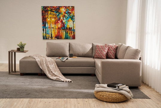 Coltar, Balcab Home, 825BLC5256, Cadru: PAL/LEMN, Bej