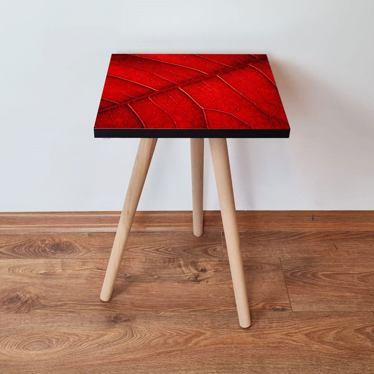 Masuta, Leona, Shp104, 35x42x35 cm, Roșu/Negru