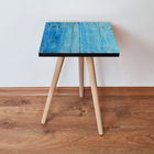 Masuta, Leona, Shp129, 35x42x35 cm, Albastru/Negru