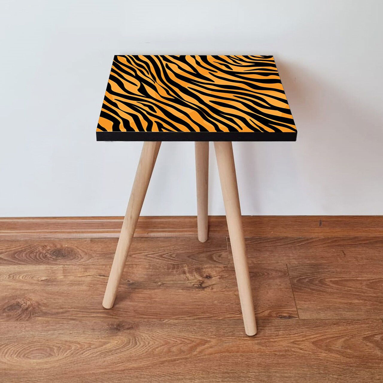 Masuta, Leona, Shp149, 35x42x35 cm, Portocaliu/Negru