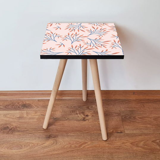 Masuta, Leona, Shp169, 35x42x35 cm, Somon / Albastru Marin