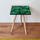 Masuta, Leona, Shp202, 35x42x35 cm, Verde / Albastru Marin