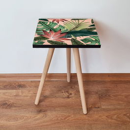 Masuta, Leona, Shp203, 35x42x35 cm, Roz/Verde