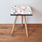 Masuta, Leona, Shp211, 35x42x35 cm, Roz / Galben / Negru / Albastru