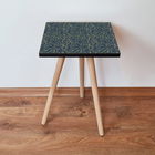 Masuta, Leona, Shp236, 35x42x35 cm, Antracit / Aur
